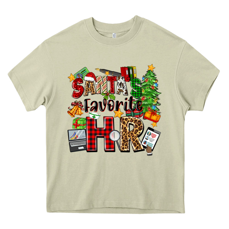 Santa's Favorite Hr Heavy Core Tee by Zillion Design Studio | Teevron