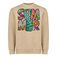 Mushroom summer leopard tie dye Heavyweight Sweatshirt - Jasminsmagicworld