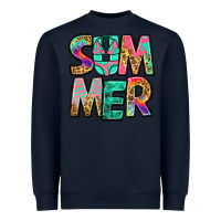 Navy summer leopard tie dye Heavyweight Sweatshirt - Jasminsmagicworld