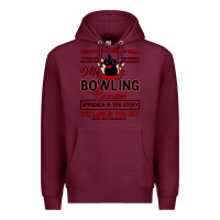 Burgundy My Bowling Premium Hoodie - Bettercallsaul