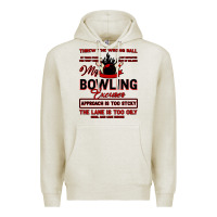 Oatmeal Heather My Bowling Premium Hoodie - Bettercallsaul