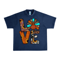 Navy turkey love Urban Heavy Tee - JahusDesignShop