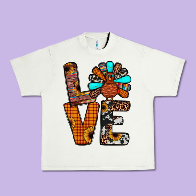 Turkey Love Urban Heavy Tee Designed By Jahusdesignshop