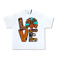 White turkey love Urban Heavy Tee - JahusDesignShop