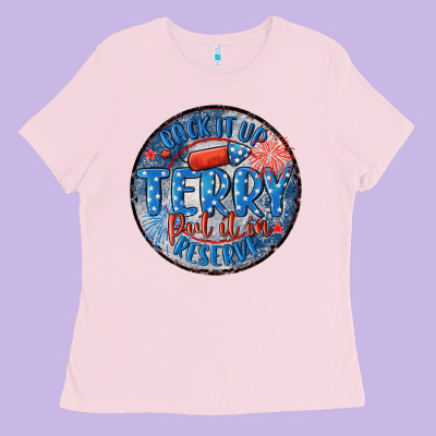Ladies Tee back it up terry put it in reserve