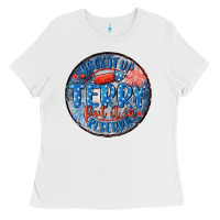 White back it up terry put it in reserve Ladies Tee - MaliasSmallBusiness
