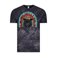 Cloud Black black angus  rainbow Vintage Tee - JahusDesignShop