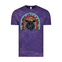 Cloud Purple black angus  rainbow Vintage Tee - JahusDesignShop