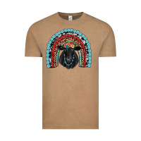 Vintage Coffee black angus  rainbow Vintage Tee - JahusDesignShop
