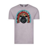 Vintage Zinc black angus  rainbow Vintage Tee - JahusDesignShop