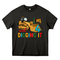 Asphalt i'm 4 and digging it Heavy Core Tee - Artiststas
