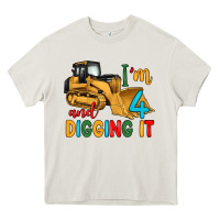 Cream i'm 4 and digging it Heavy Core Tee - Artiststas