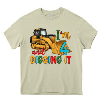 Mossy i'm 4 and digging it Heavy Core Tee - Artiststas
