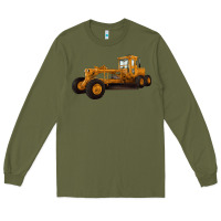 Army Green Motor Grader Long Sleeve Tee - LillyAllenDesigns