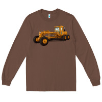 Chestnut Motor Grader Long Sleeve Tee - LillyAllenDesigns