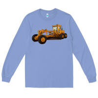 Colony Blue Motor Grader Long Sleeve Tee - LillyAllenDesigns