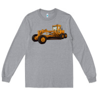 Heather Grey Motor Grader Long Sleeve Tee - LillyAllenDesigns