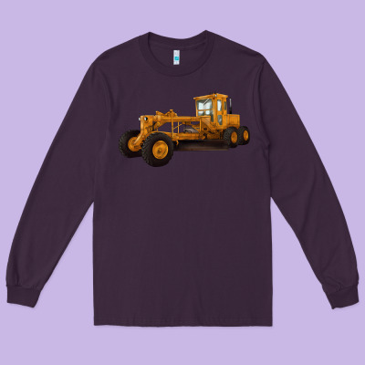 Motor Grader Long Sleeve Tee Designed By Lillyallendesigns