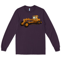 Plum Motor Grader Long Sleeve Tee - LillyAllenDesigns