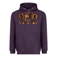 Plum black the prime element melanin Heavyweight Hoodie - LillyAllenDesigns