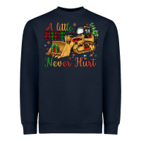 Navy Christmas A Little Dirt Never Hurt Heavyweight Sweatshirt - Artiststas