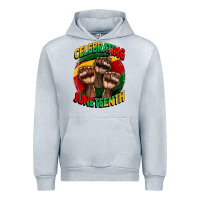 Heather Grey im celebrating juneteenth  (1) Urban Hoodie - CowGirlArtShop