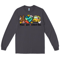 Smoke peace love school bus Long Sleeve Tee - NancyCooperArtShop