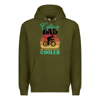 Army Green Mens Cycling Dad Bike Rider Cyclist Father s Day Gift Funny Premium Hoodie - Bettercallsaul