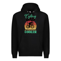 Black Mens Cycling Dad Bike Rider Cyclist Father s Day Gift Funny Premium Hoodie - Bettercallsaul
