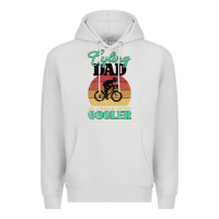 Dove Grey Mens Cycling Dad Bike Rider Cyclist Father s Day Gift Funny Premium Hoodie - Bettercallsaul