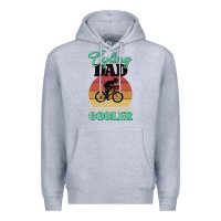 Heather Grey Mens Cycling Dad Bike Rider Cyclist Father s Day Gift Funny Premium Hoodie - Bettercallsaul