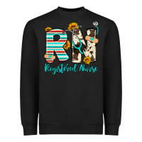 Black rn registered nurse Heavyweight Sweatshirt - Artiststas