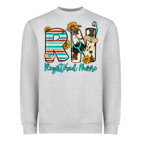 Rn Registered Nurse Heavyweight Sweatshirt | Teevron