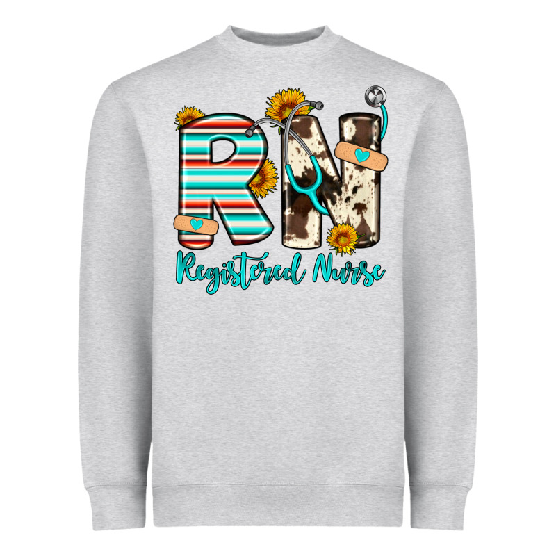 Rn Registered Nurse Heavyweight Sweatshirt by Artiststas | Teevron