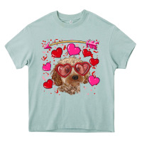 Arona Valentine's day cockapoo Heavy Core Tee - RanaPortraitStore