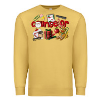 Antique Gold Counselor Christmas Premium Sweatshirt - LillyAllenDesigns