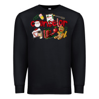 Black Counselor Christmas Premium Sweatshirt - LillyAllenDesigns