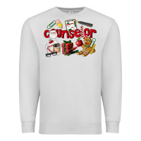 Dove Grey Counselor Christmas Premium Sweatshirt - LillyAllenDesigns