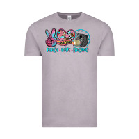 Vintage Zinc peace love racing Vintage Tee - AdoDesignShop