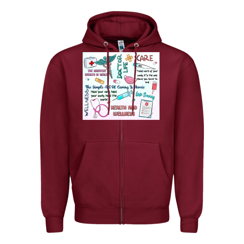 Doctor Life Zipper Hoodie by MaliasSmallBusiness | Teevron