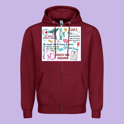 Doctor Life Zipper Hoodie Designed By Maliassmallbusiness