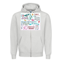 Dove Grey doctor life Zipper Hoodie - MaliasSmallBusiness