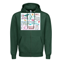 Sports Green doctor life Zipper Hoodie - MaliasSmallBusiness