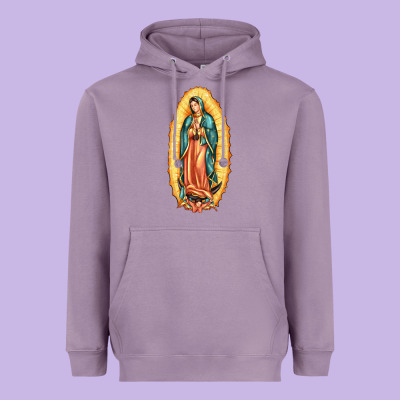 Our Lady Of Guadalupe Heavyweight Hoodie Designed By Lillyallendesigns