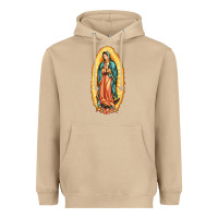 Mushroom our lady of guadalupe Heavyweight Hoodie - LillyAllenDesigns