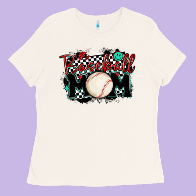 Ladies Tee baseball mom