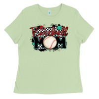 Matcha baseball mom Ladies Tee - MaliasSmallBusiness