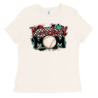 Bone baseball mom Ladies Tee - MaliasSmallBusiness