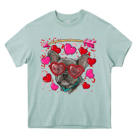 Arona Valentine's day french bulldog puppy Heavy Core Tee - RanaPortraitStore