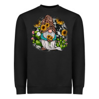 Black gnomes sunflower cactus Heavyweight Sweatshirt - JahusDesignShop